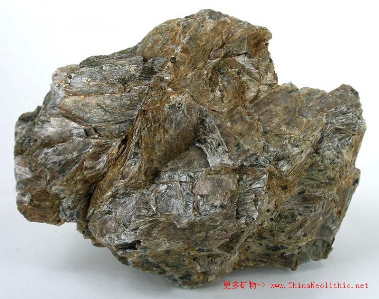 顽火辉石-enstatite-矿物图片-矿物百科-中国新石器 矿物晶体-矿物