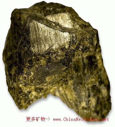 顽火辉石-enstatite-矿物图片-矿物百科-中国新石器 矿物晶体-矿物