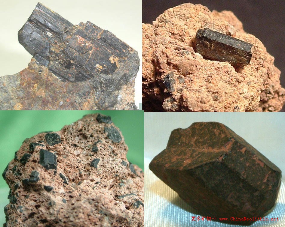 >> 矿物图片 >> 普通辉石-augite