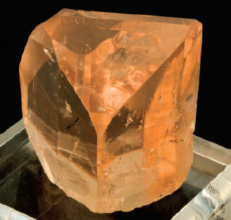 Gem topaz crystal from Sakangyi. W. Larson collection. M. Dixon photo.