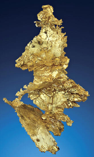 Crystalized gold. Size 8 cm. A. Day coll. J. Scovil photo.