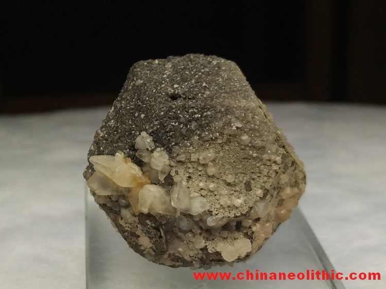 The package of cerussite and calcite mineral galena crystal specimens without a root stone ore gem,Cerussite,Galena,Calcite