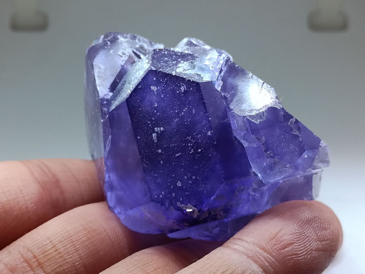Blue purple Fluorite mineral crystals of the gem stone ore,Fluorite,Quartz,Pyrites