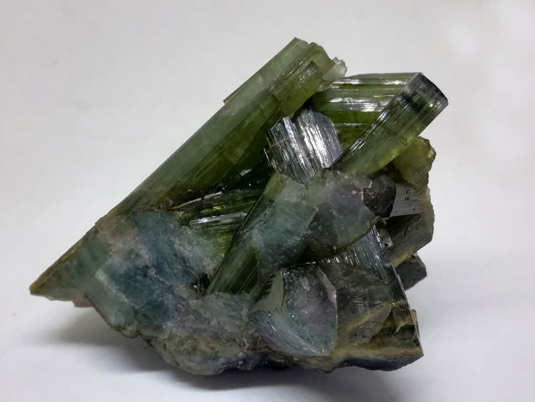 Bi color tourmaline crystal and watermelon tourmaline mineral crystal gem stone ore samples,Tourmaline,Quartz