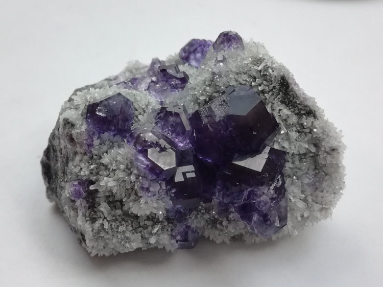 Purple blue fluorite brightness super mineral crystal gem stone ore samples,Fluorite,Quartz