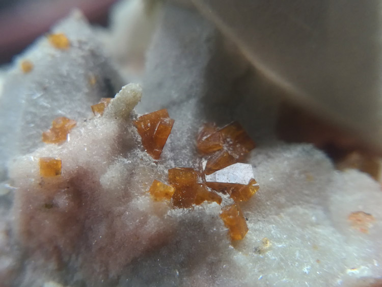 Smoky Quartz  and Chabazite crystals produced in Fujian, China.,Chabazite,Quartz