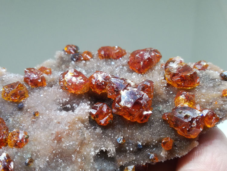 Gemstone-grade Sphalerite with super-good luster and transparency Mineral Specimens Crystalline Gems,Sphalerite