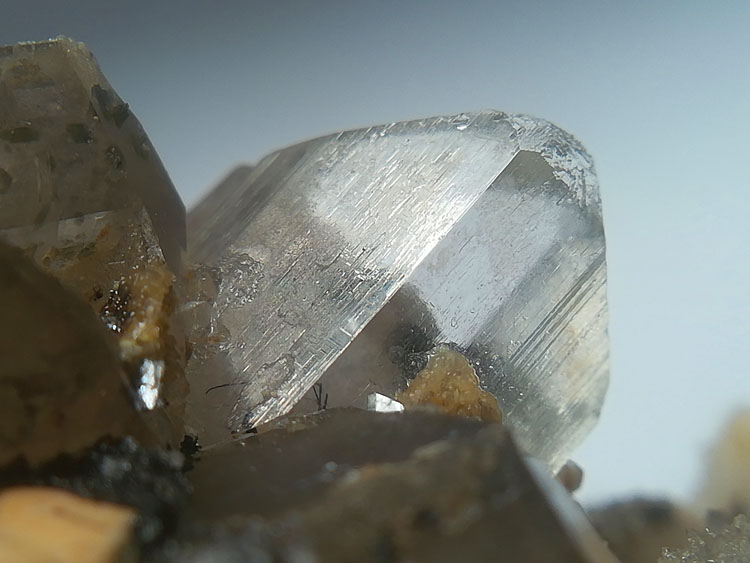 Topaz and Smoky Quartz Garnet Opal Symbiotic Mineral Specimens Crystal Gemstones,Topaz,Quartz,Feldspar,Garnet