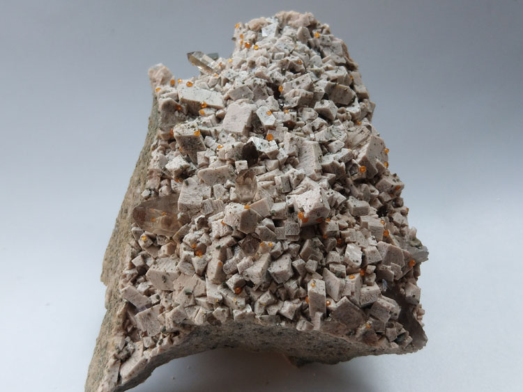 Manganese-aluminum Garnet Spessartine,Pyrites,Smoky Quartz,Orthoclase Microcline Feldspar Mineral,Garnet,Pyrites,Quartz,Feldspar