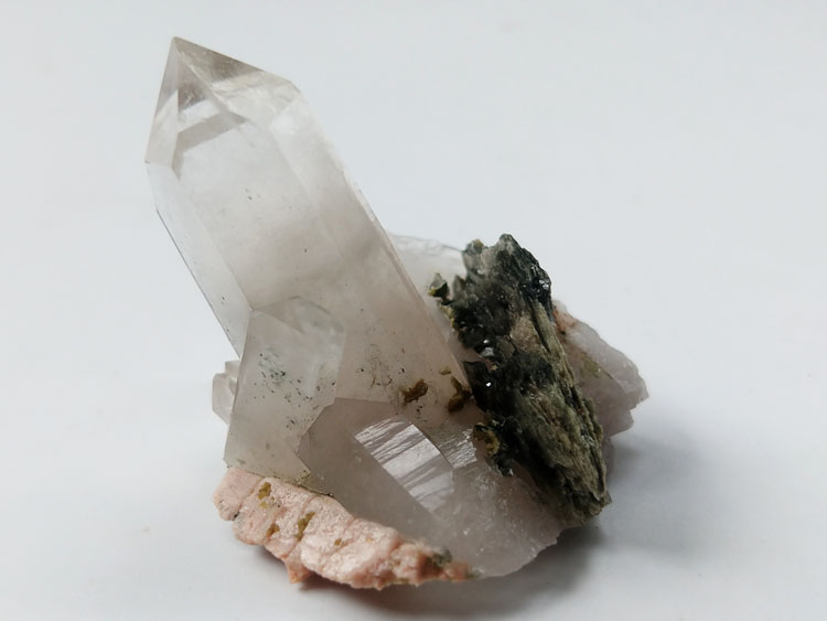 Opalescent Smoky Quartz Mica Mineral Specimens Mineral Crystals Gem Materials,Quartz,Mica