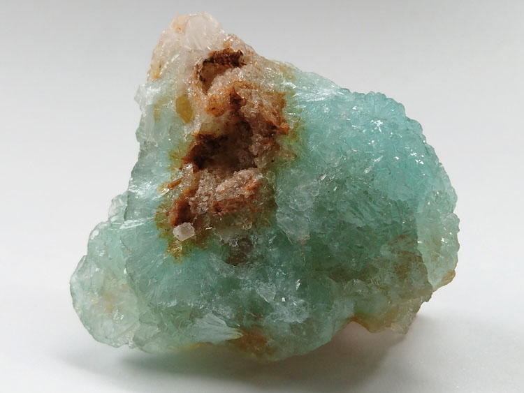 Light blue Hemimorphite Quartz Mineral Specimens Mineral Crystals Gem Materials,Hemimorphite,Quartz