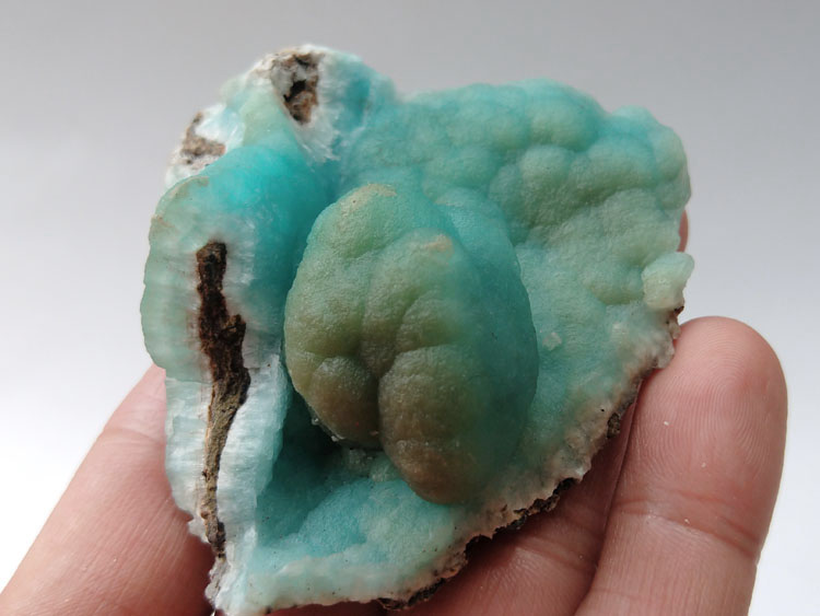 Blue hemimorphite pearl luster Mineral Specimens Mineral Crystals Gem Materials,Hemimorphite