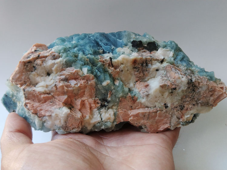 color super good Aquamarine,Feldspar Mineral Specimens Mineral Crystals Gem Materials,Aquamarine,Feldspar