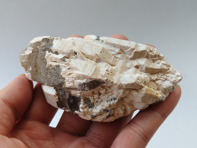 Feldspar wrapped Smoky Quartz Mineral Specimen Crystal Gem,Feldspar,Quartz
