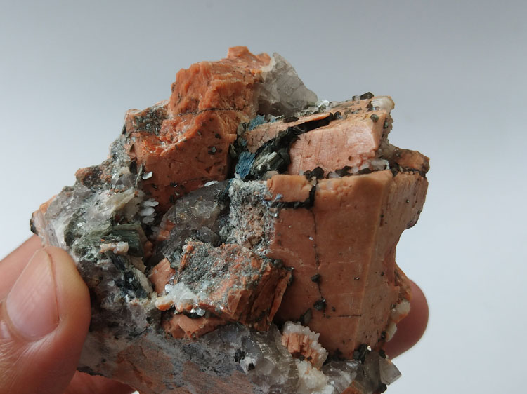 Blue Crystal Unknown mineral Microcline,Plagioclase,Feldspar Mineral Specimen Crystal Gem,Feldspar