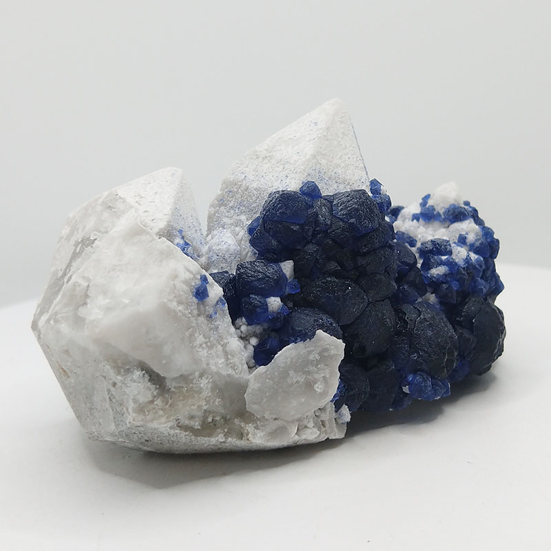 Blue Fluorite,Quartz Mineral Specimens Mineral Crystals Gem,Fluorite,Quartz